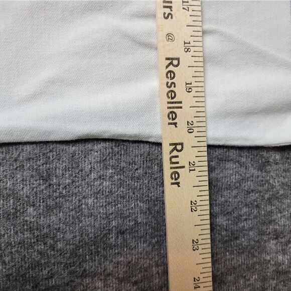 Banana Republic Men's Polo Shirt Size L Elephant Logo Short Sleeve Gray White - Picture 8 of 11